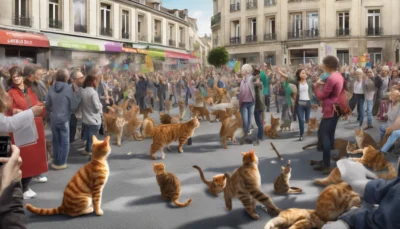 rejoignez le rassemblement à villeurbanne pour demander à la mairie de prendre des mesures en faveur de la stérilisation des chats errants. ensemble, agissons pour une meilleure cohabitation entre les humains et les animaux.